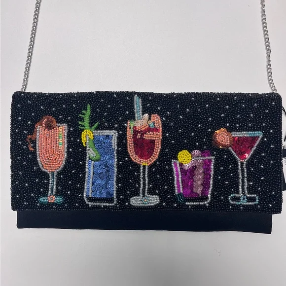 ⭐️ SOLD OUT ⭐️ Cocktail Beaded Bag NWT TikTok Instagram Viral - Picture 4 of 12